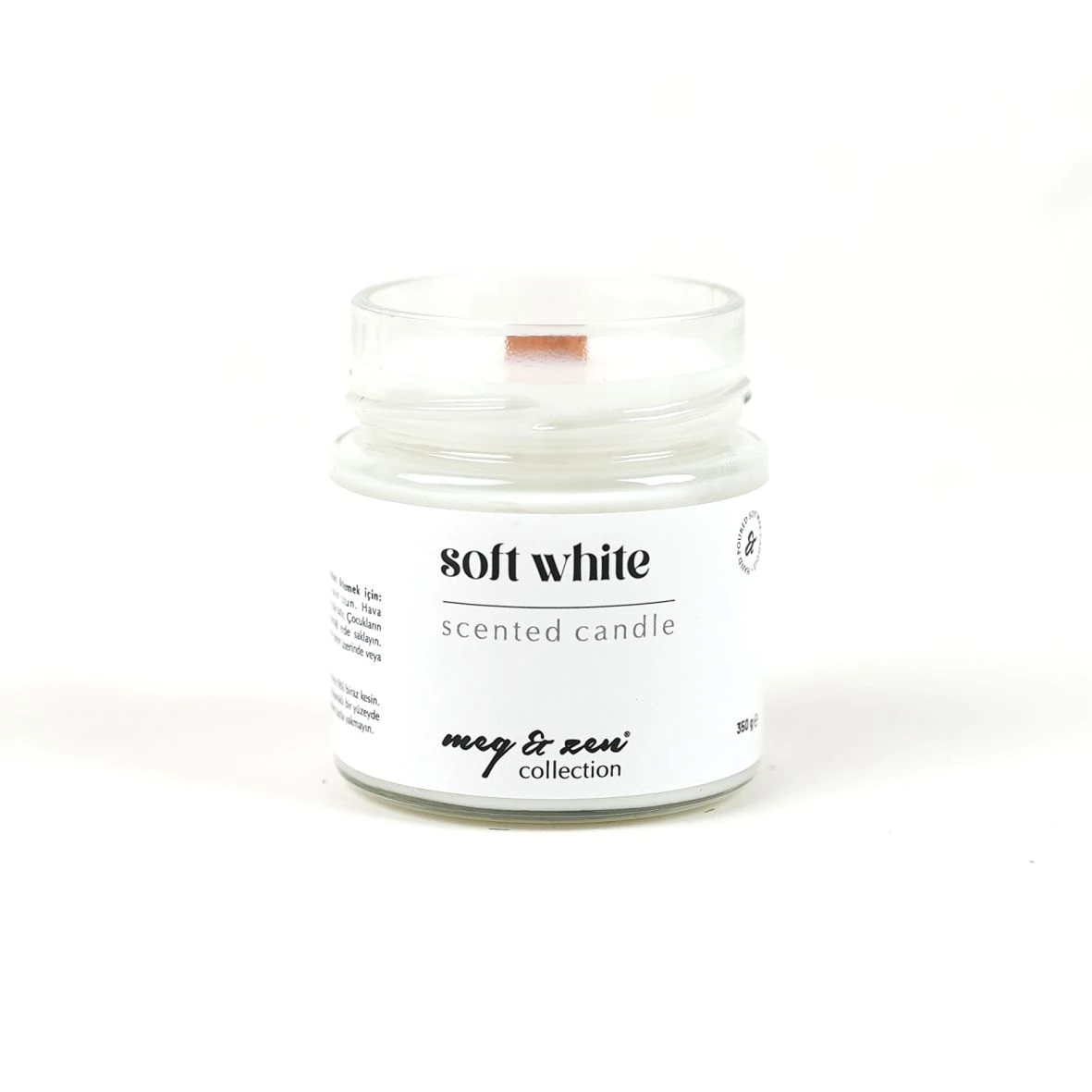 SOFT WHITE Kavanoz Mum 350gr